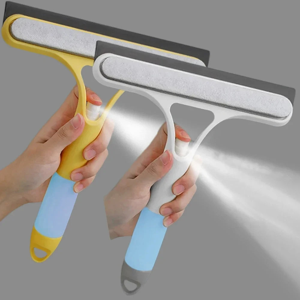 Multifunction Window Squeegee with Spray Bottle