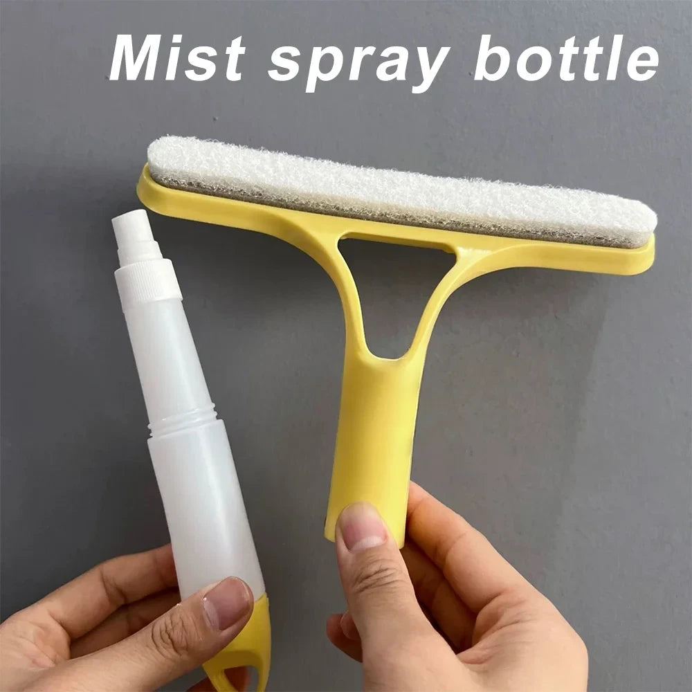 Multifunction Window Squeegee with Spray Bottle