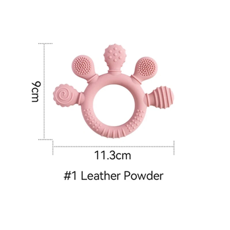 Silicone Teething Rattle