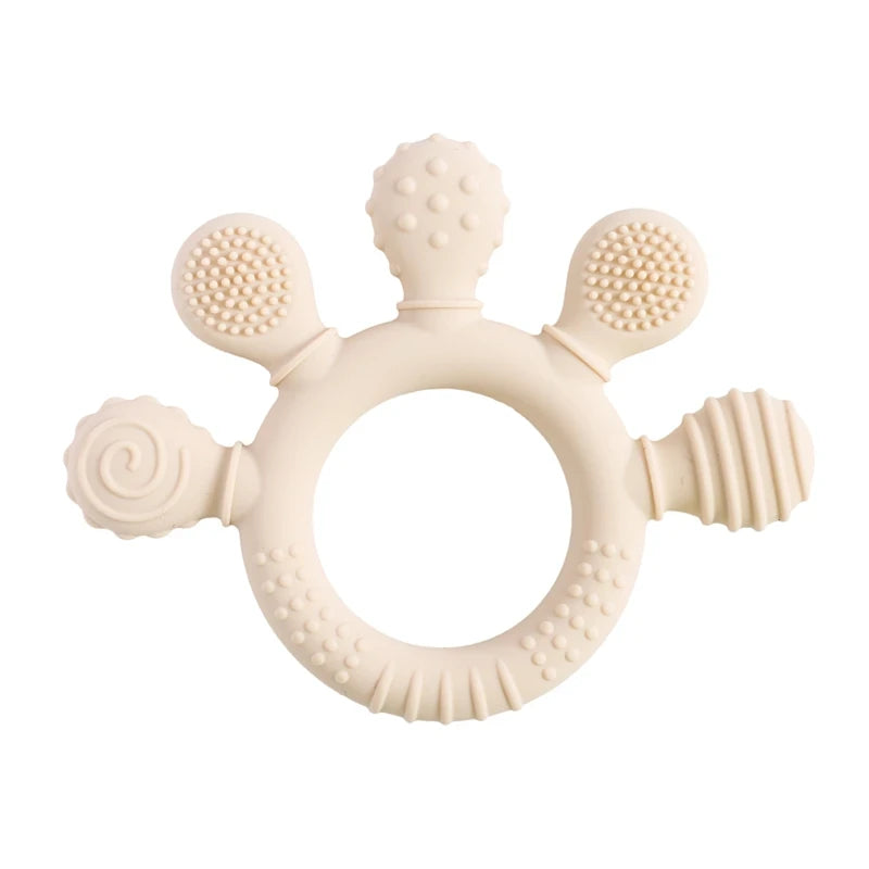 Silicone Teething Rattle