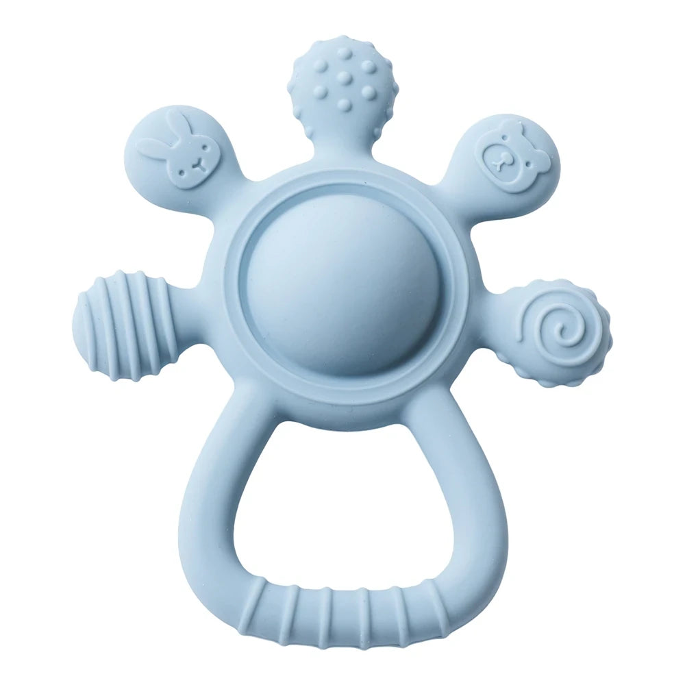 Silicone Teething Rattle