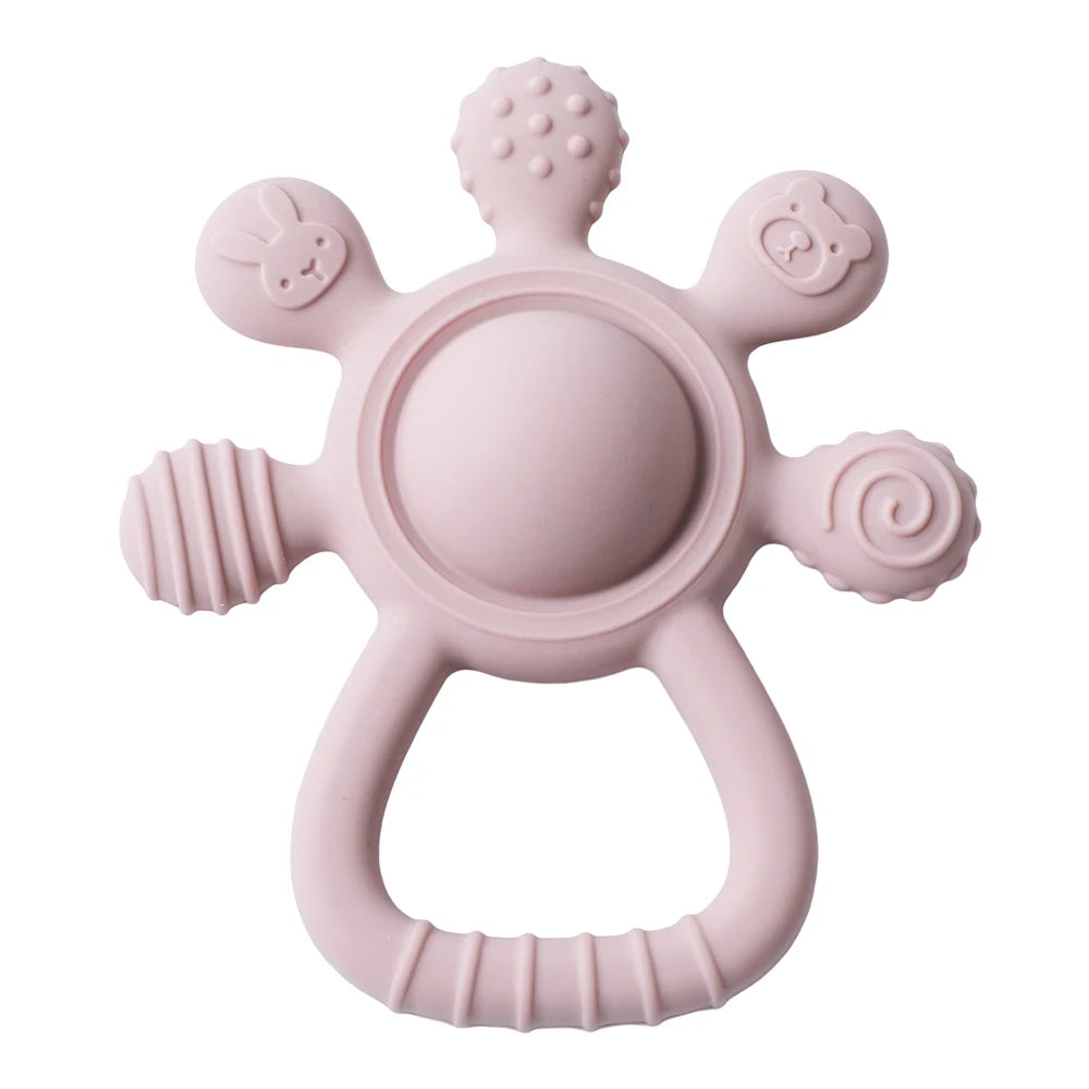Silicone Teething Rattle