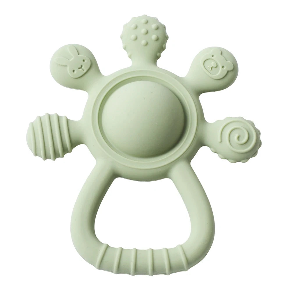 Silicone Teething Rattle